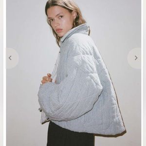 Deiji studios collared quilt coat